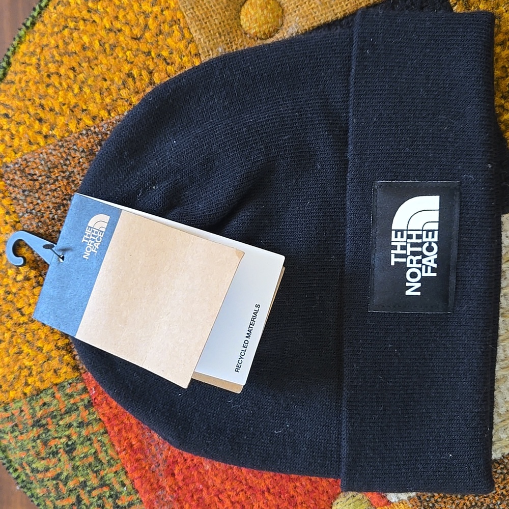 The North Face Black Beanie one size